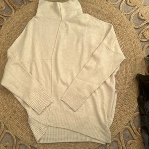 Cream turtle neck